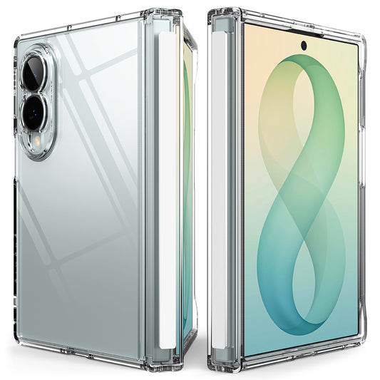 Hoes voor Samsung Galaxy Z Fold8 F971, Ringke, Fusion Flap, Transparant