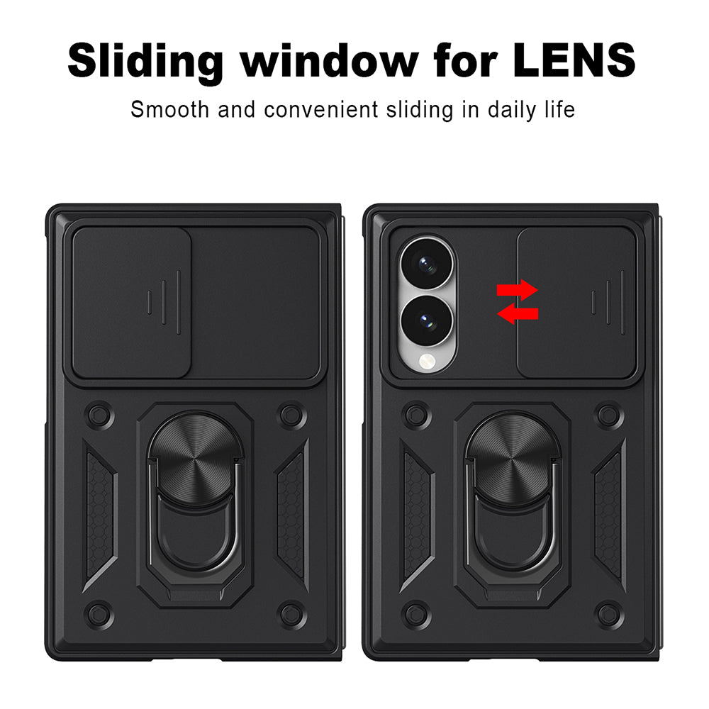 Hoes voor Samsung Galaxy Z Fold8 F971, Techsuit, CamShield, Blauw