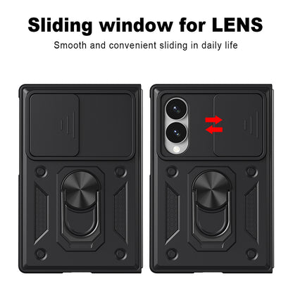 Hoes voor Samsung Galaxy Z Fold8 F971, Techsuit, CamShield, Zwart