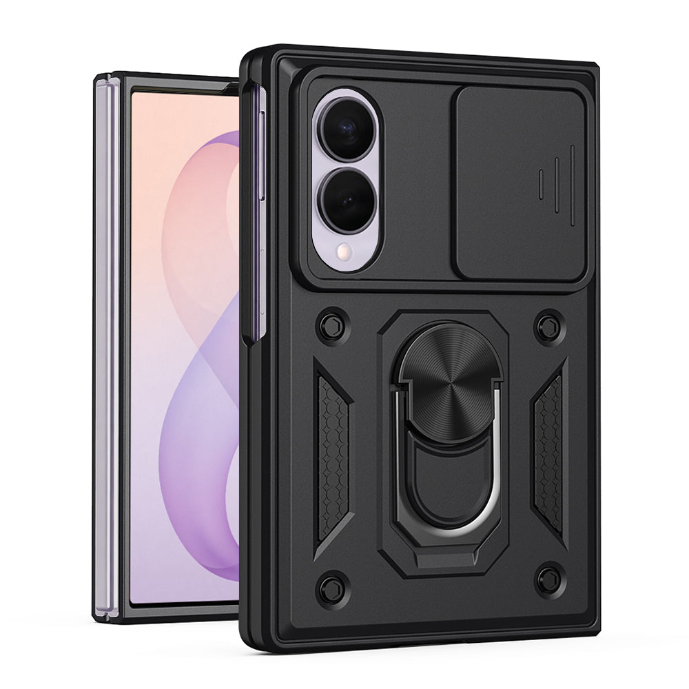 Hoes voor Samsung Galaxy Z Fold8 F971, Techsuit, CamShield, Zwart