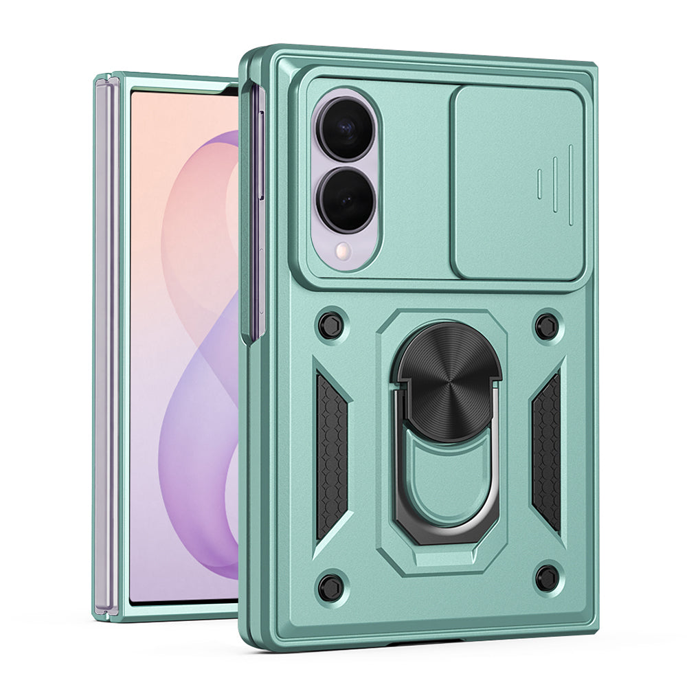 Hoes voor Samsung Galaxy Z Fold8 F971, Techsuit, CamShield, Groen