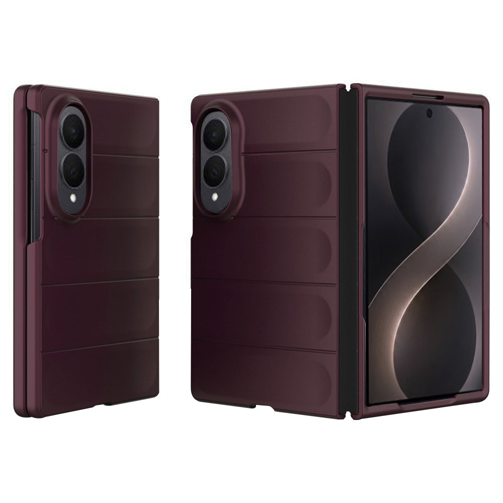 Case for Samsung Galaxy Z Fold8 F976, Techsuit, Magic Shield, Burgundy