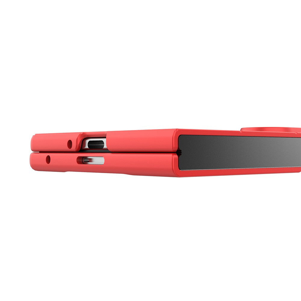 Hoes voor Samsung Galaxy Z Fold8 Ultra F971, Techsuit, Magic Shield, Rood