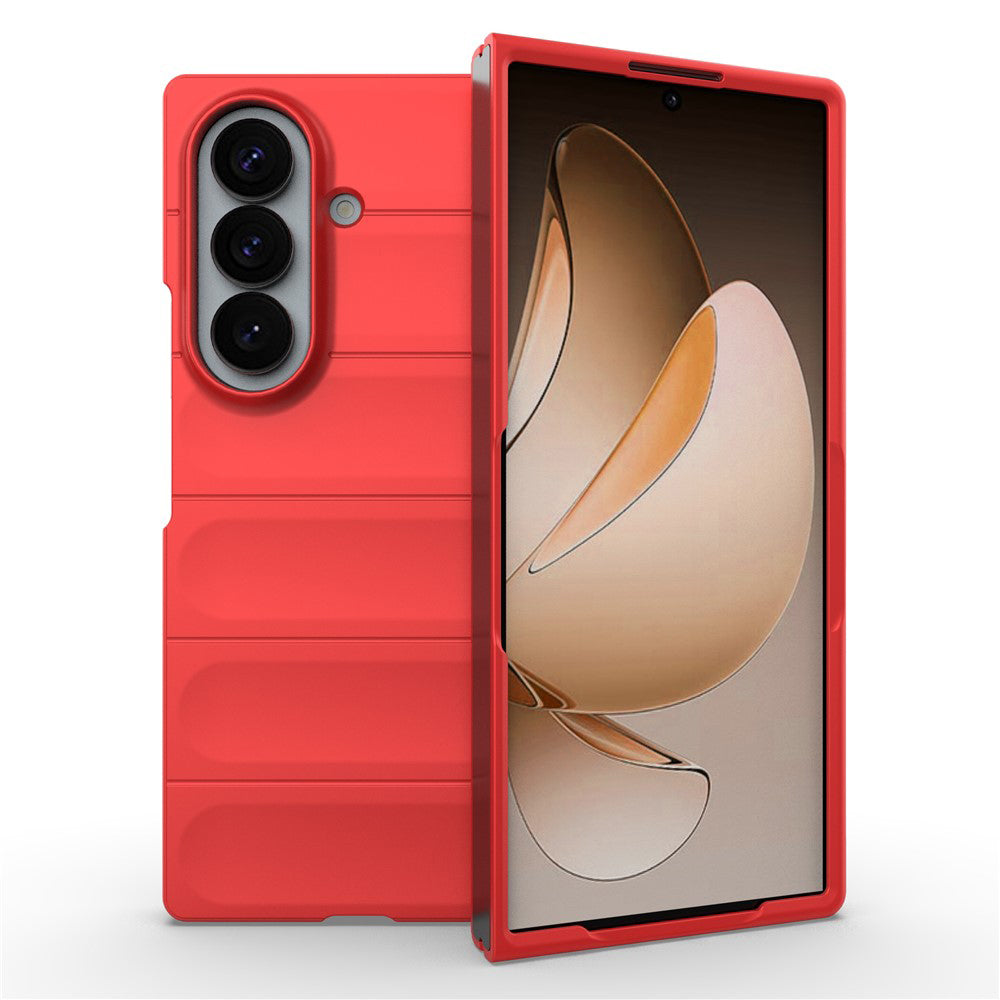 Hoes voor Samsung Galaxy Z Fold8 Ultra F971, Techsuit, Magic Shield, Rood