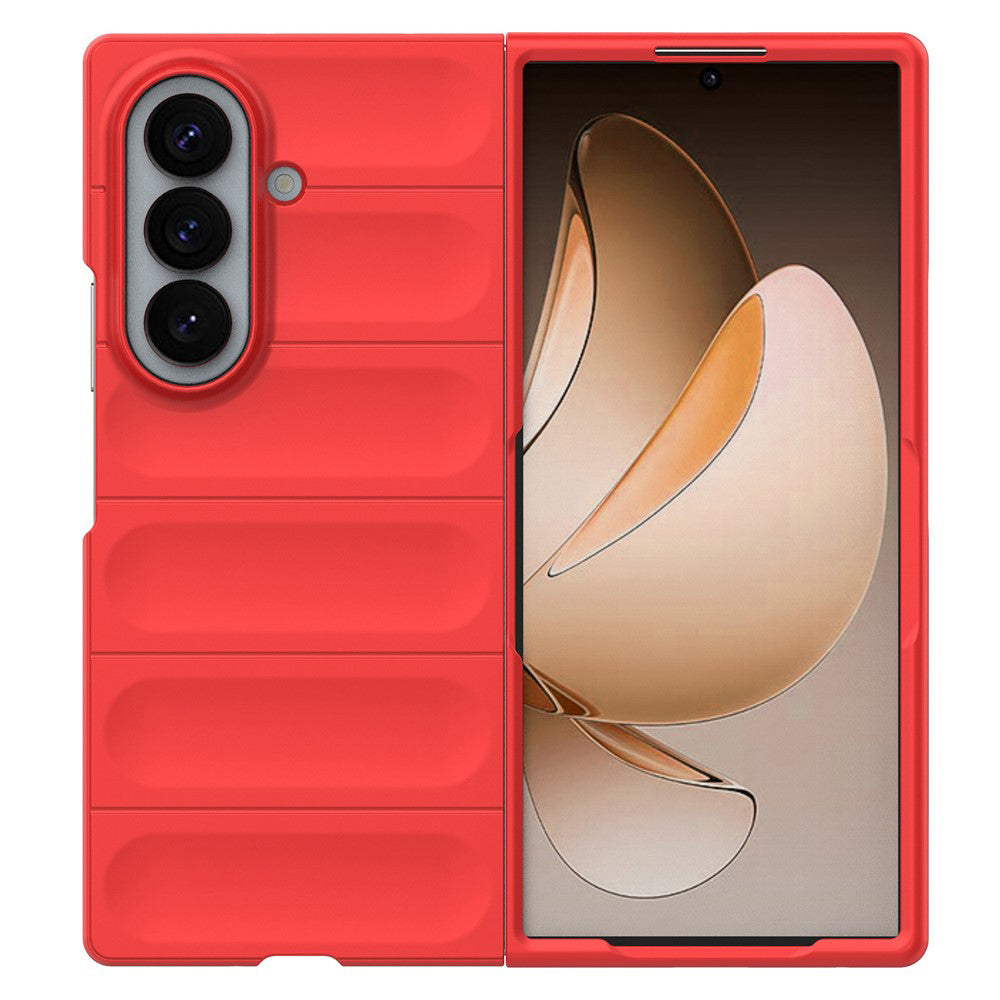Hoes voor Samsung Galaxy Z Fold8 Ultra F971, Techsuit, Magic Shield, Rood