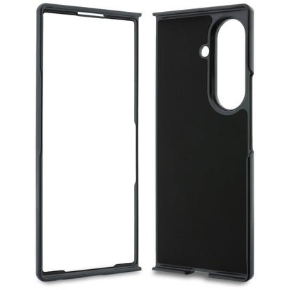 Hoes voor Samsung Galaxy Z Fold8 Ultra F976, Karl Lagerfeld, Saffiano Karl & Choupette metalen speld, Zwart