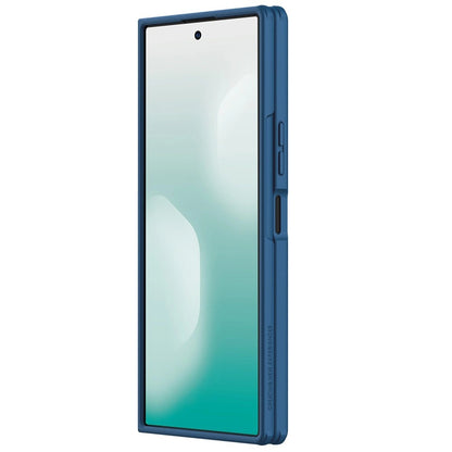 Hoes voor Samsung Galaxy Z Fold8 Ultra F976, Nillkin, Flex Pure met S-Pen houder, Blauw