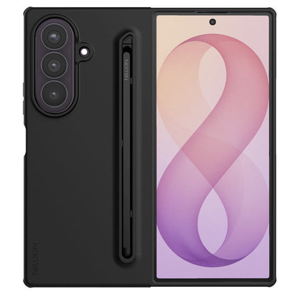 Hoes voor Samsung Galaxy Z Fold8 Ultra F976, Nillkin, Flex Pure met S-Pen houder, Zwart
