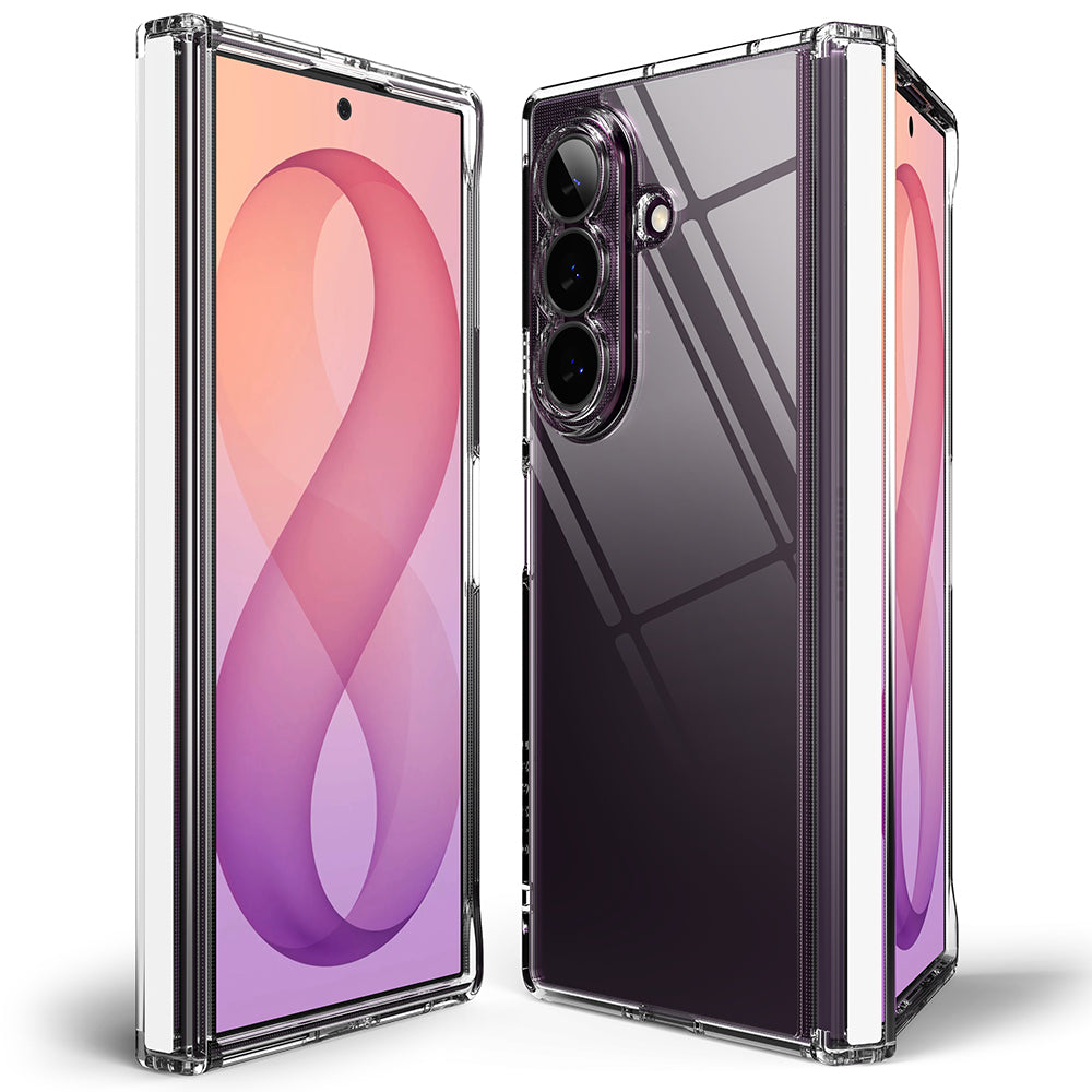 Hoes voor Samsung Galaxy Z Fold8 Ultra F976, Ringke, Fusion Flap, Transparant