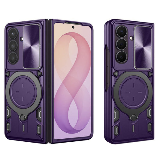 Hoes voor Samsung Galaxy Z Fold8 Ultra F976 / Z Fold7 F966, Techsuit, CamGuard Pro, Paars
