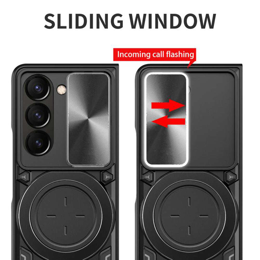 Hoes voor Samsung Galaxy Z Fold8 Ultra F976 / Z Fold7 F966, Techsuit, CamGuard Pro, Paars