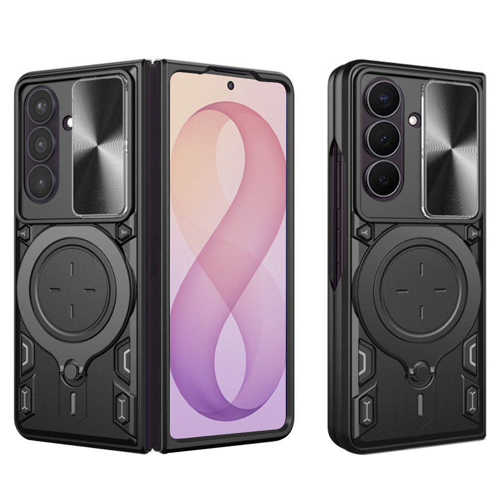 Hoes voor Samsung Galaxy Z Fold8 Ultra F976 / Z Fold7 F966, Techsuit, CamGuard Pro, Zwart