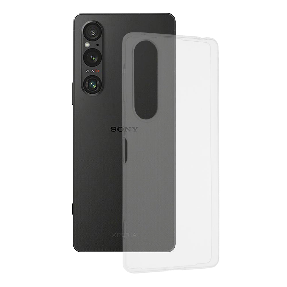 Hoes voor Sony Xperia 1 V, Techsuit, Clear, Transparant