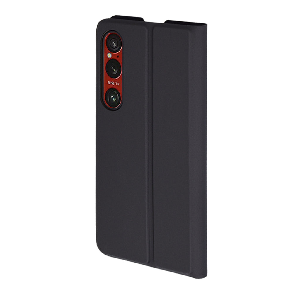 Hoes voor Sony Xperia 1 VI, Techsuit, Magskin Book, Zwart