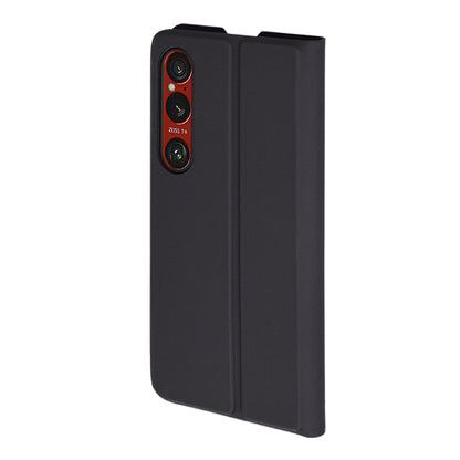Hoes voor Sony Xperia 1 VI, Techsuit, Magskin Book, Zwart