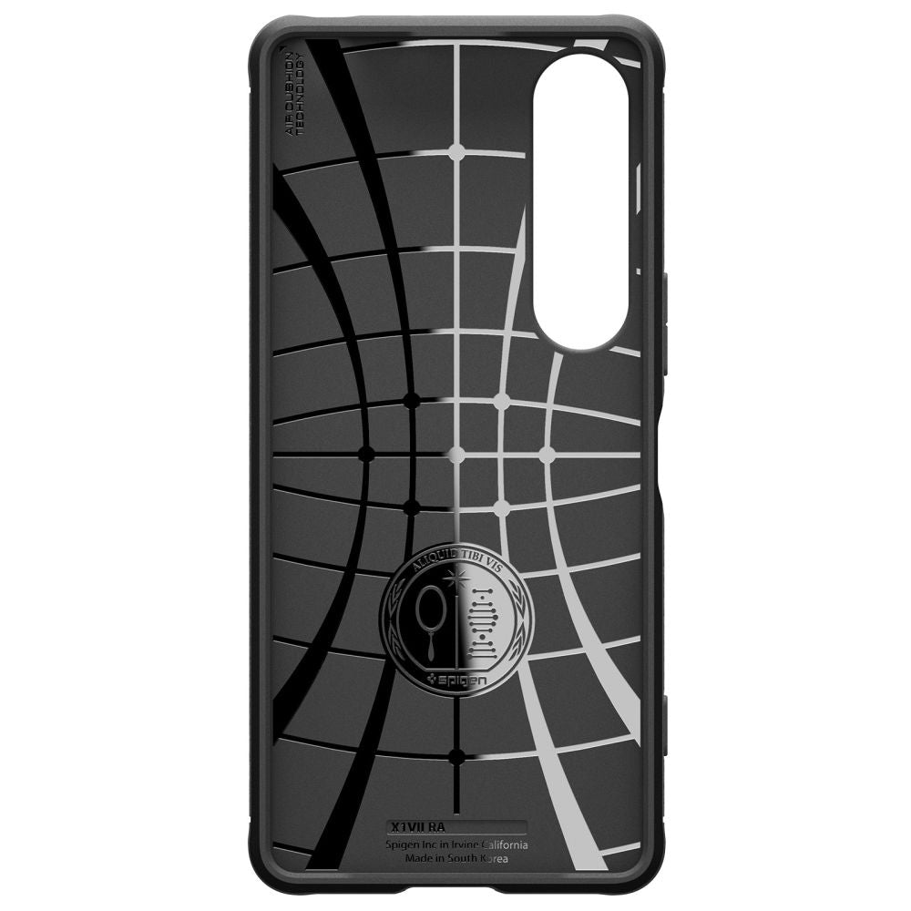 Hoes voor Sony Xperia 1 VII, Spigen, Rugged Armor, Matzwart
