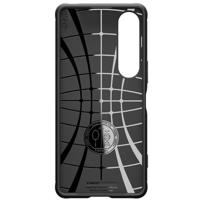 Hoes voor Sony Xperia 1 VII, Spigen, Rugged Armor, Matzwart