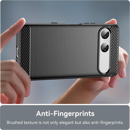 Case for Sony Xperia 10 VIII, Techsuit, Carbon, Black