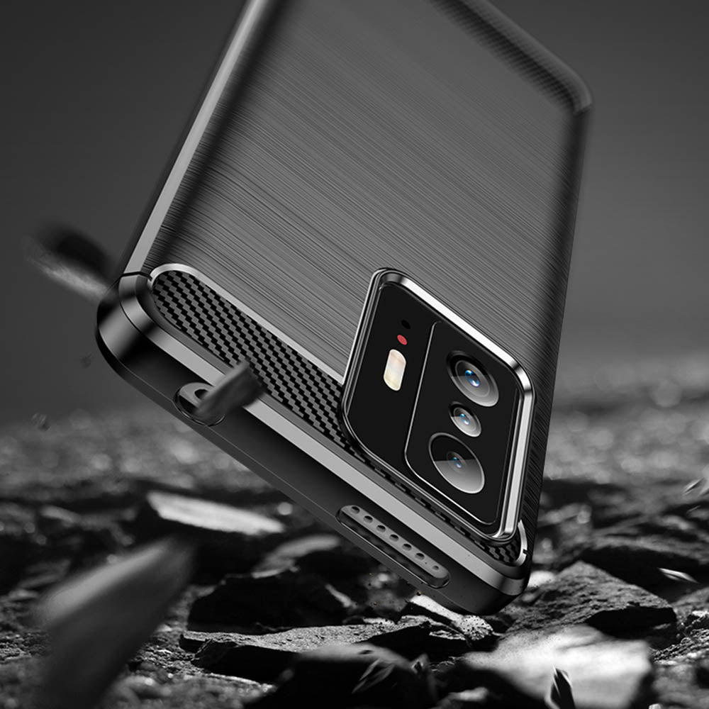 Hoes voor Xiaomi 11T / 11T Pro, Techsuit, Carbon, Zwart