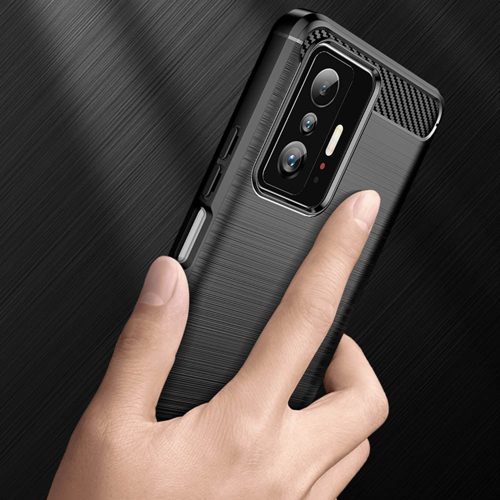 Hoes voor Xiaomi 11T / 11T Pro, Techsuit, Carbon, Zwart