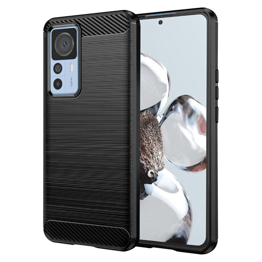 Hoes voor Xiaomi 12T / 12T Pro, Techsuit, Carbon, Zwart