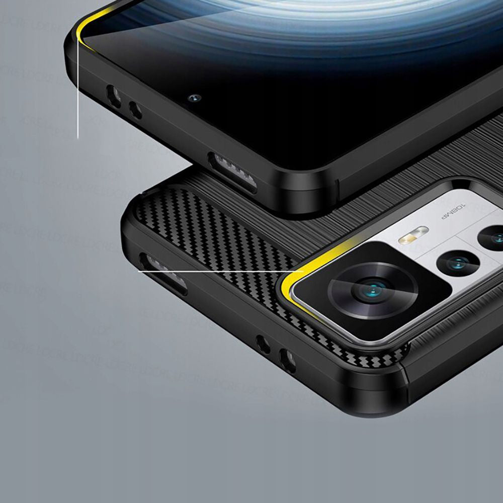 Hoes voor Xiaomi 12T / 12T Pro, Techsuit, Carbon, Zwart