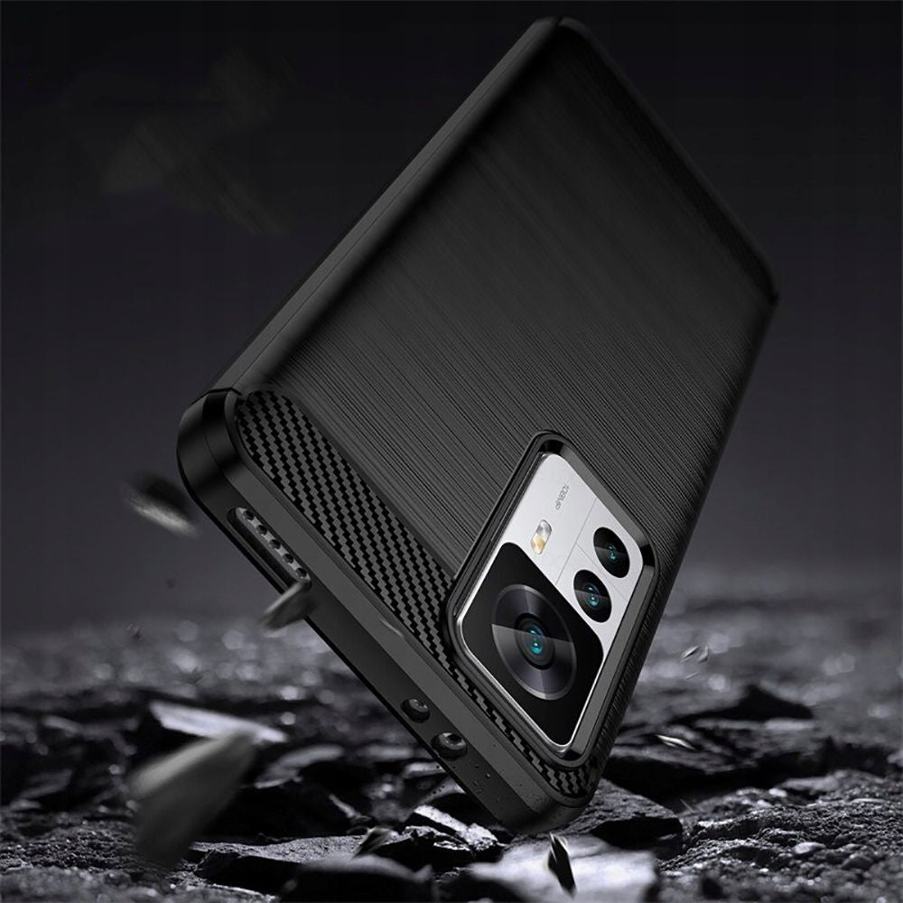 Hoes voor Xiaomi 12T / 12T Pro, Techsuit, Carbon, Zwart