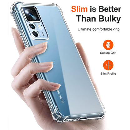 Case for Xiaomi 12T / 12T Pro, Techsuit, Shockproof Clear, Transparent