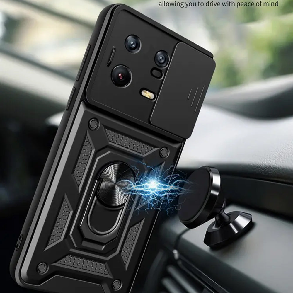 Hoes voor Xiaomi 13 Pro, Techsuit, CamShield, Zwart