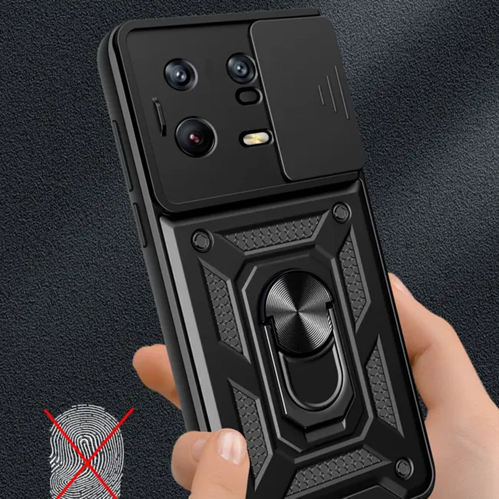 Hoes voor Xiaomi 13 Pro, Techsuit, CamShield, Zwart