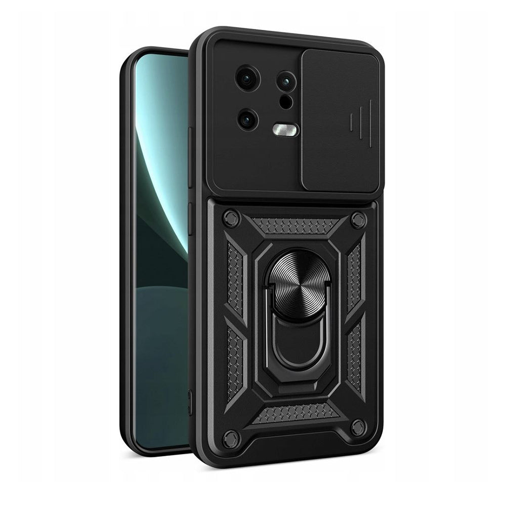 Hoes voor Xiaomi 13, Techsuit, CamShield, Zwart