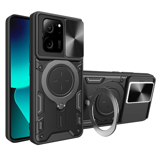 Hoes voor Xiaomi 13T Pro / 13T, Techsuit, CamGuard Pro, Zwart