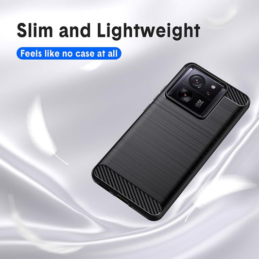 Hoes voor Xiaomi 13T Pro / 13T, Techsuit, Carbon, Zwart