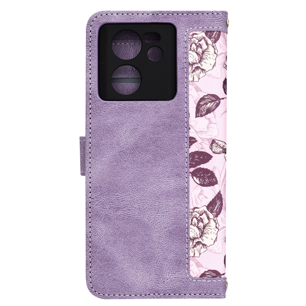Hoesje voor Xiaomi 13T Pro / 13T, Techsuit, FlipCraft, Paars