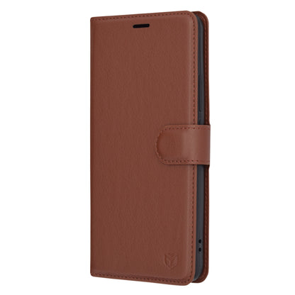 Hoes voor Xiaomi 13T Pro / 13T, Techsuit, Leather Folio, Bruin