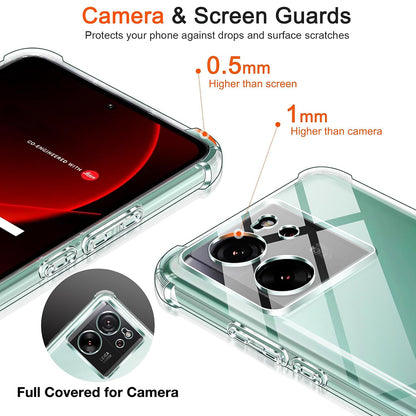 Hoesje voor Xiaomi 13T Pro / 13T, Techsuit, Schokbestendig Helder, Transparant