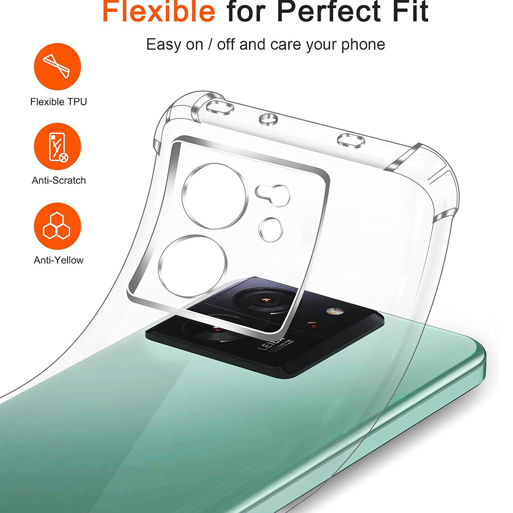 Hoesje voor Xiaomi 13T Pro / 13T, Techsuit, Schokbestendig Helder, Transparant