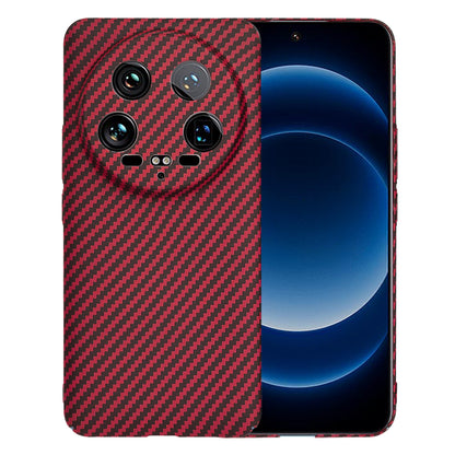 Hoes voor Xiaomi 14 Ultra, Techsuit, Carbonite FiberShell, Rood