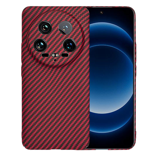 Hoes voor Xiaomi 14 Ultra, Techsuit, Carbonite FiberShell, Rood