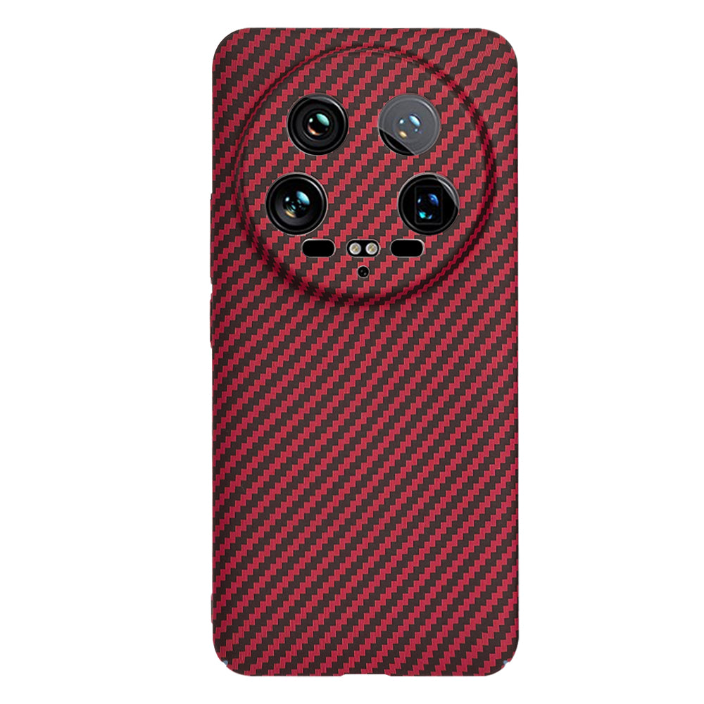 Hoes voor Xiaomi 14 Ultra, Techsuit, Carbonite FiberShell, Rood