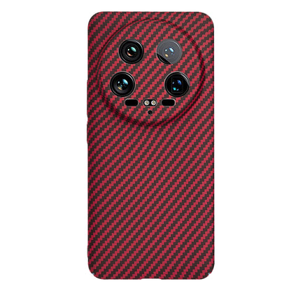 Hoes voor Xiaomi 14 Ultra, Techsuit, Carbonite FiberShell, Rood