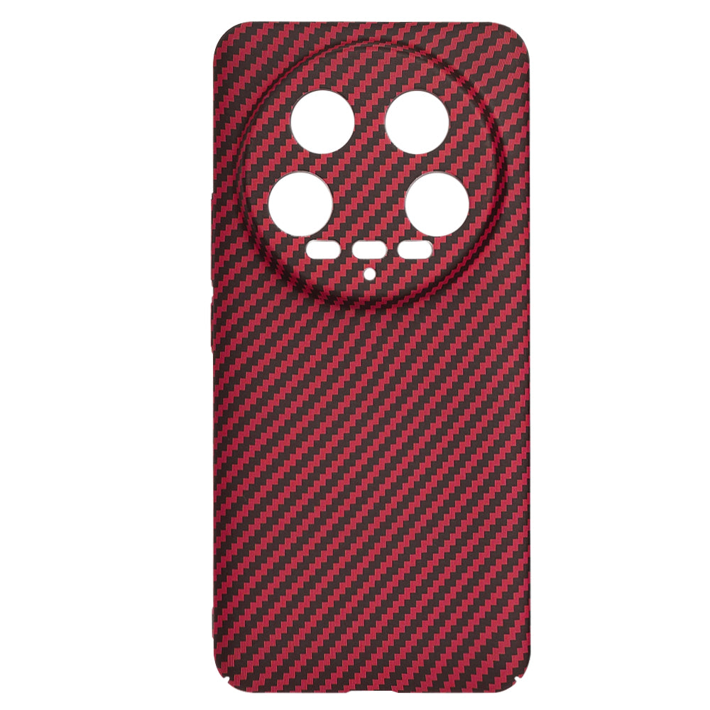 Hoes voor Xiaomi 14 Ultra, Techsuit, Carbonite FiberShell, Rood