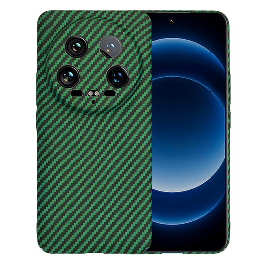 Hoes voor Xiaomi 14 Ultra, Techsuit, Carbonite FiberShell, Groen