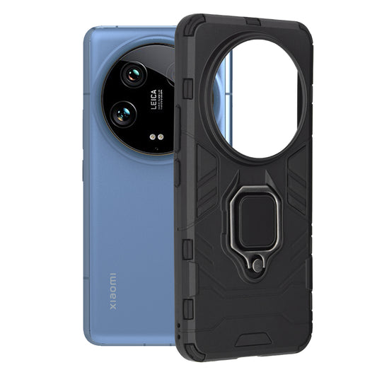 Hoes voor Xiaomi 14 Ultra, Techsuit, Shield, Zwart