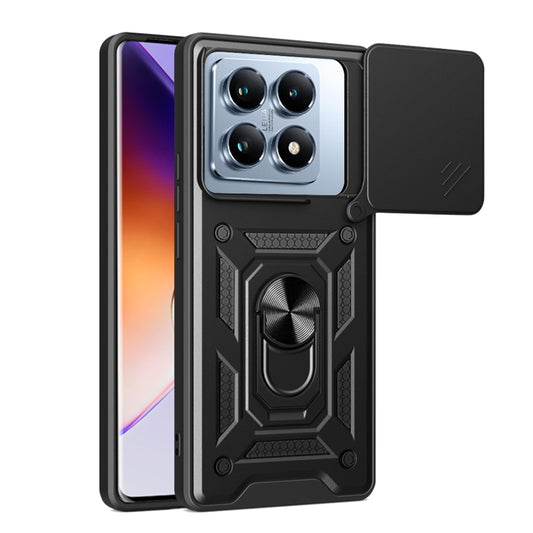 Hoes voor Xiaomi 14T Pro, Techsuit, CamShield, Zwart