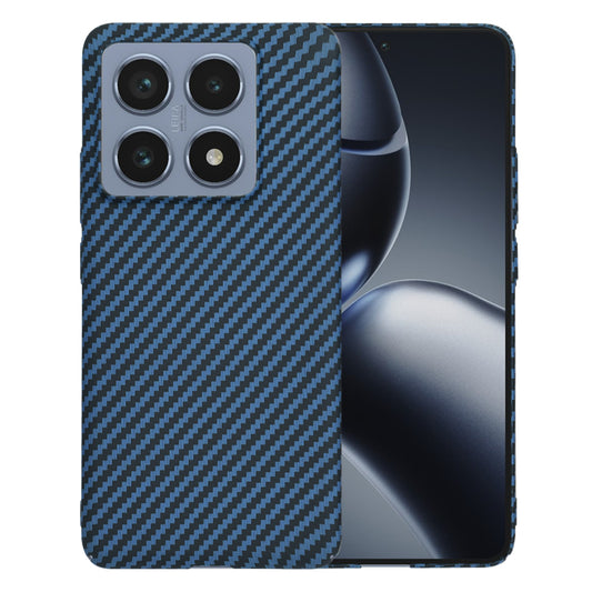 Hoes voor Xiaomi 14T Pro, Techsuit, Carbonite FiberShell, Turkoois
