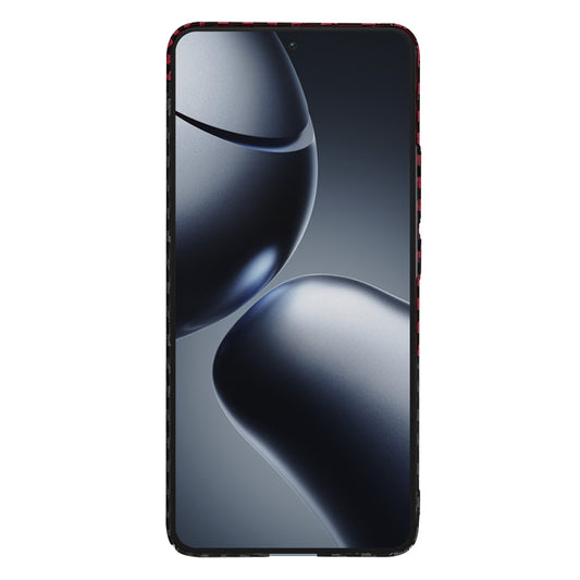 Hoes voor Xiaomi 14T Pro, Techsuit, Carbonite FiberShell, Zwart Rood