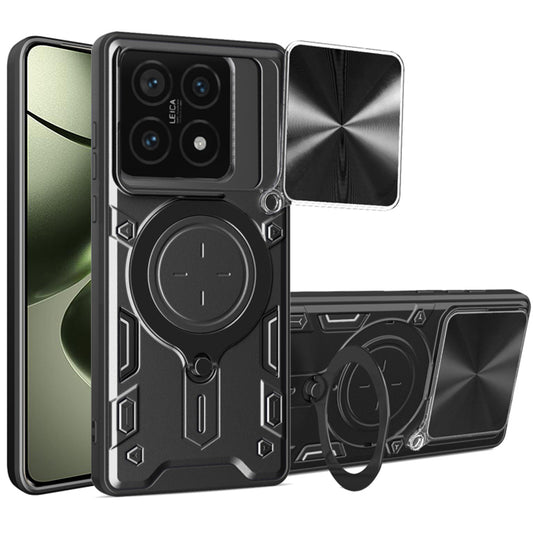 Hoes voor Xiaomi 14T, Techsuit, CamGuard Pro, Zwart