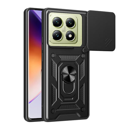 Hoes voor Xiaomi 14T, Techsuit, CamShield, Zwart