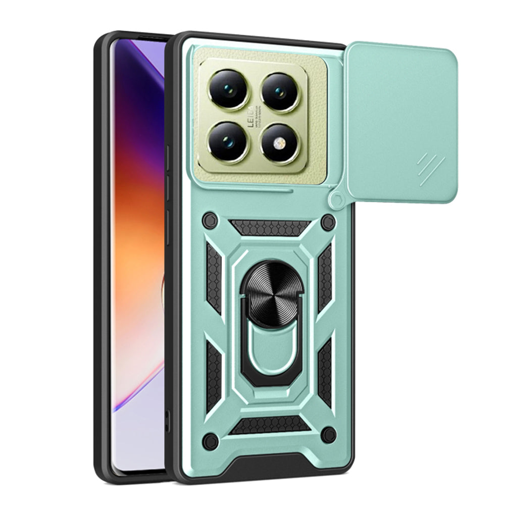 Hoes voor Xiaomi 14T, Techsuit, CamShield, Groen